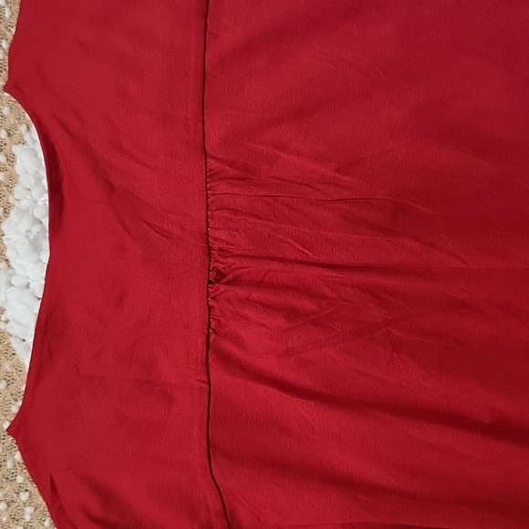 J. Jill Silky Red Blouse - Picture 11 of 11